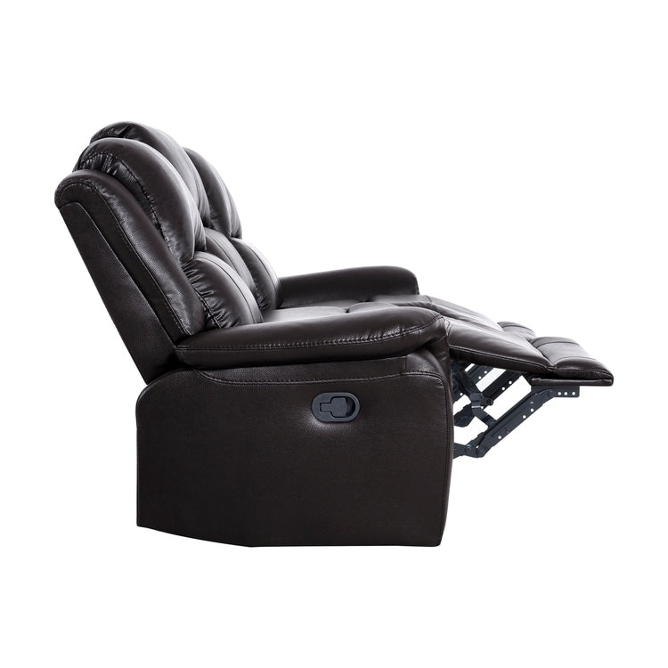 Collection de canapés inclinables manuels en cuir pour salon - Meubles inclinables en cuir pour maison, bureau et salon