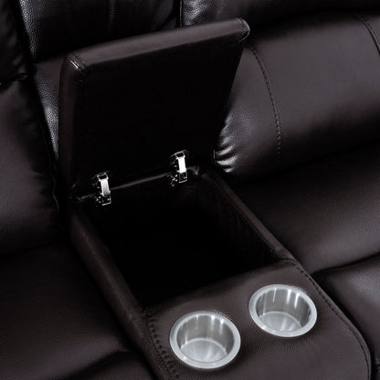 Collection de canapés inclinables manuels en cuir pour salon - Meubles inclinables en cuir pour maison, bureau et salon