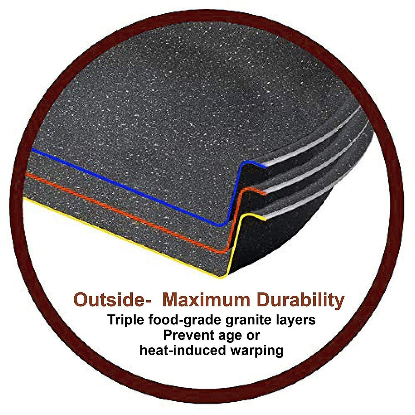 Ensemble de casseroles et poêles en granit pour cuisine, ensemble de casseroles antiadhésives, 12/15/30 pièces