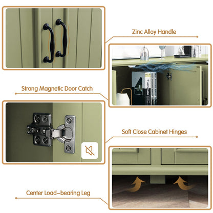 Buffet de cuisine, bar à café, armoire de rangement décorative.