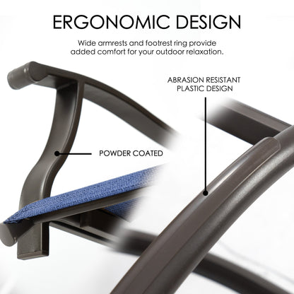 Kozyard Isabella - Ensemble de tabourets/chaises de bar pivotants à hauteur réglable