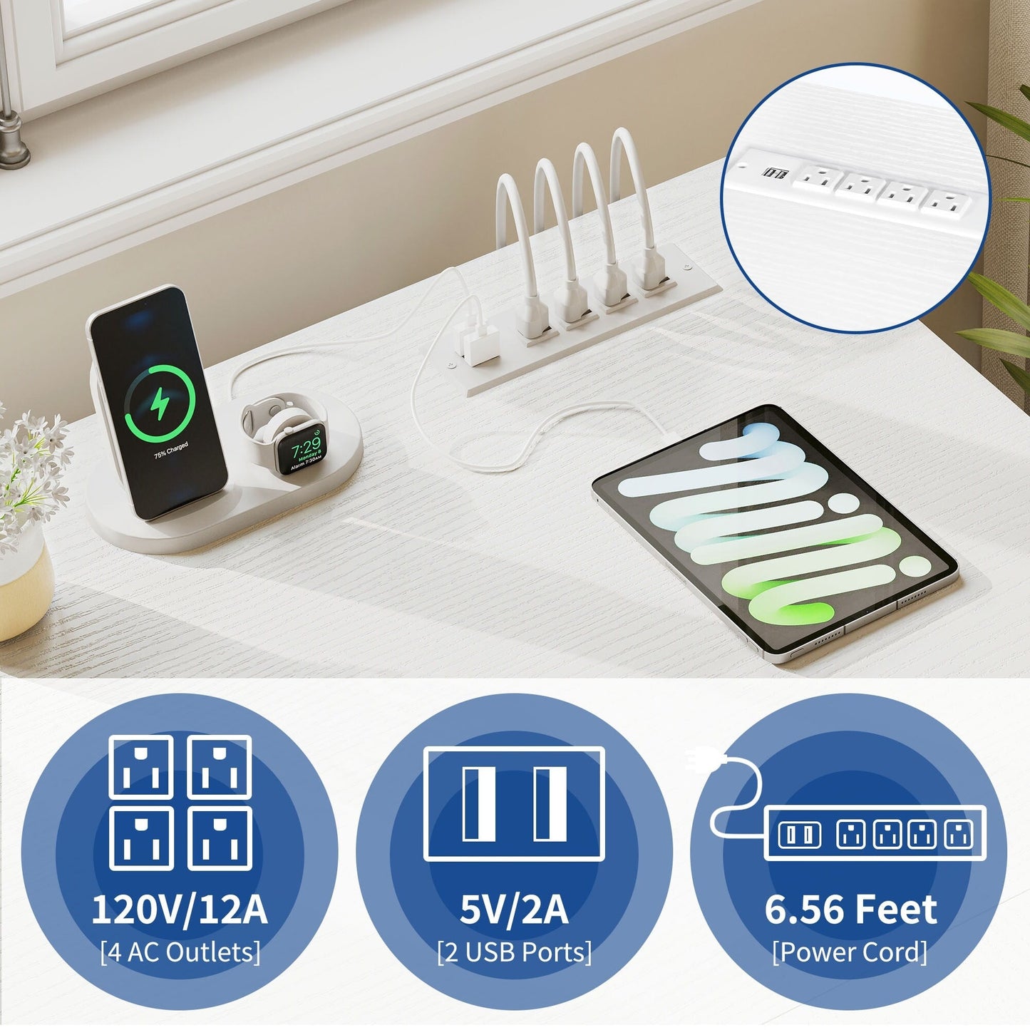 Bureau de jeu en forme de L Moasis, bureau d'ordinateur d'angle de 59 pouces avec support de moniteur