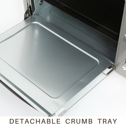 Four à convection, rotisserie et friteuse à air LNC 12-en-1, grand modèle de 34 QT pour comptoir - 19,5 L x 15 l x 12,5 H (cm)