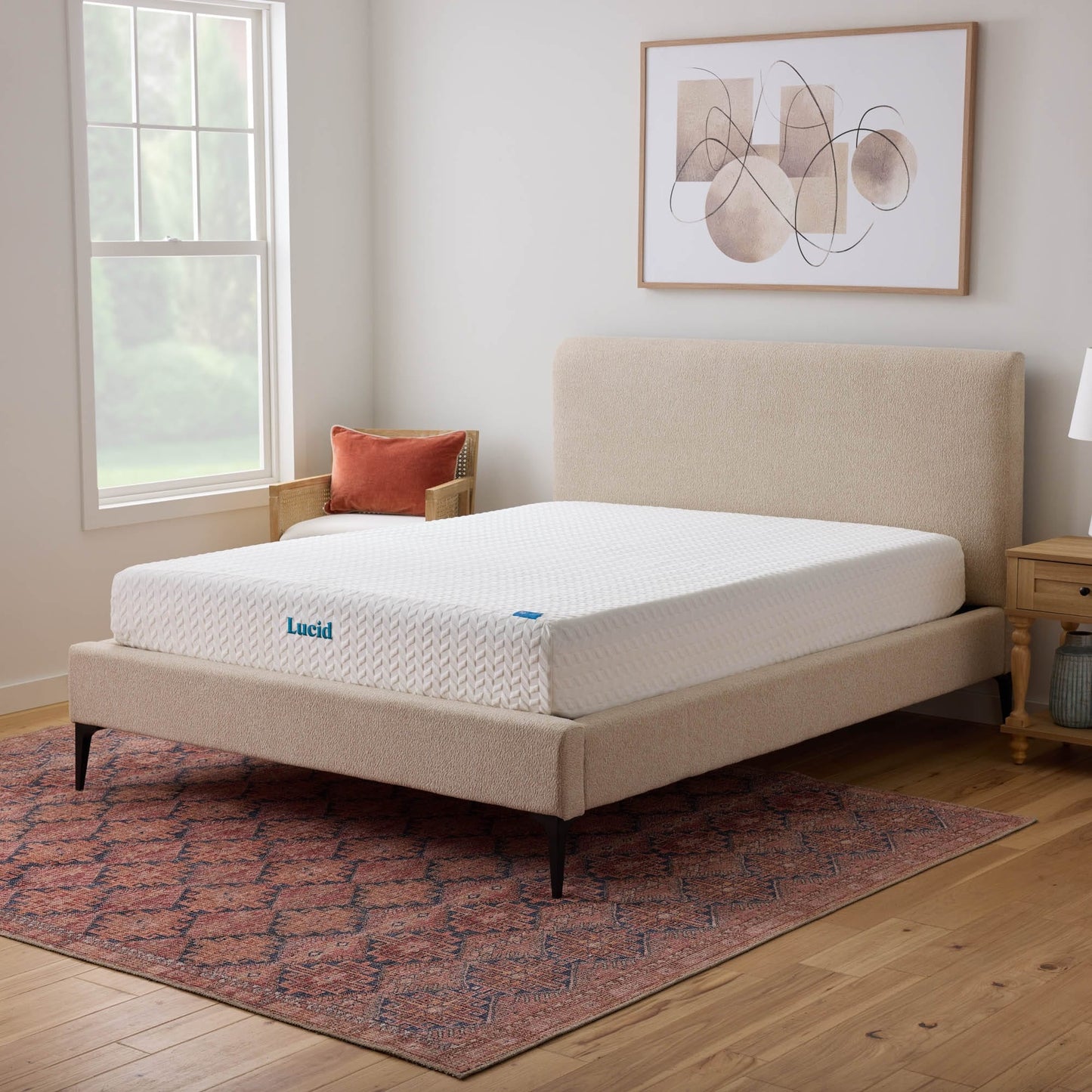 Matelas en mousse à mémoire de forme au gel de luxe Lucid de 10 pouces