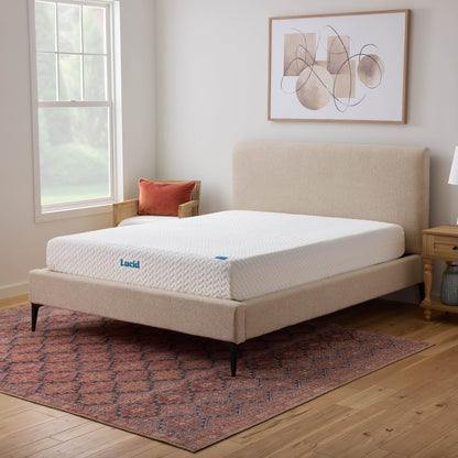 Matelas en mousse à mémoire de forme au gel de luxe Lucid de 10 pouces