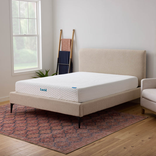 Matelas en mousse à mémoire de forme au gel de luxe Lucid de 10 pouces