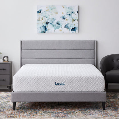 Matelas en mousse à mémoire de forme au gel ferme de 30 cm (12 pouces) Lucid