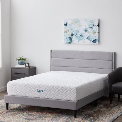 Matelas en mousse à mémoire de forme au gel ferme de 30 cm (12 pouces) Lucid