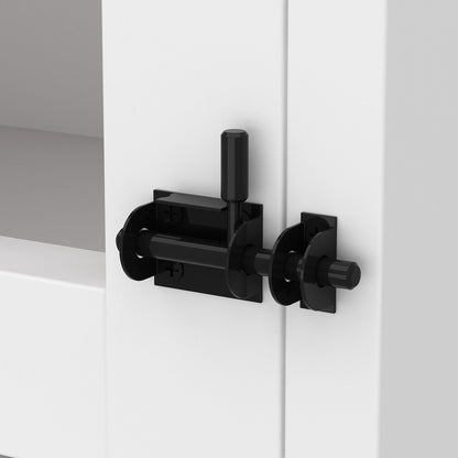 Grande niche pour chien d'angle, meuble pour 2 chiens, cage pour chien en forme de L - 58.7X41.1