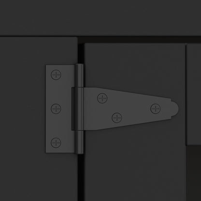 Grande niche pour chien d'angle, meuble pour 2 chiens, cage pour chien en forme de L - 58.7X41.1