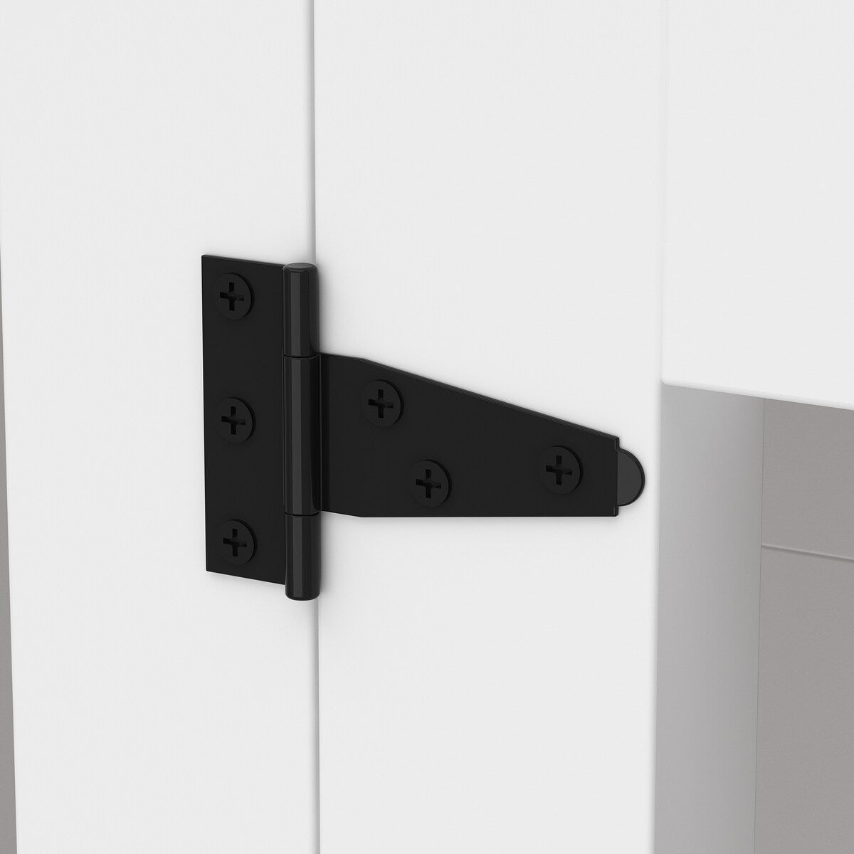 Grande niche pour chien d'angle, meuble pour 2 chiens, cage pour chien en forme de L - 58.7X41.1