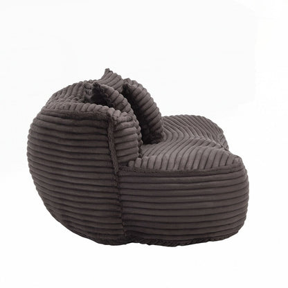 Canapé paresseux, chaise longue confortable et durable, dossier haut, pouf, pour adultes et enfants - 2 places