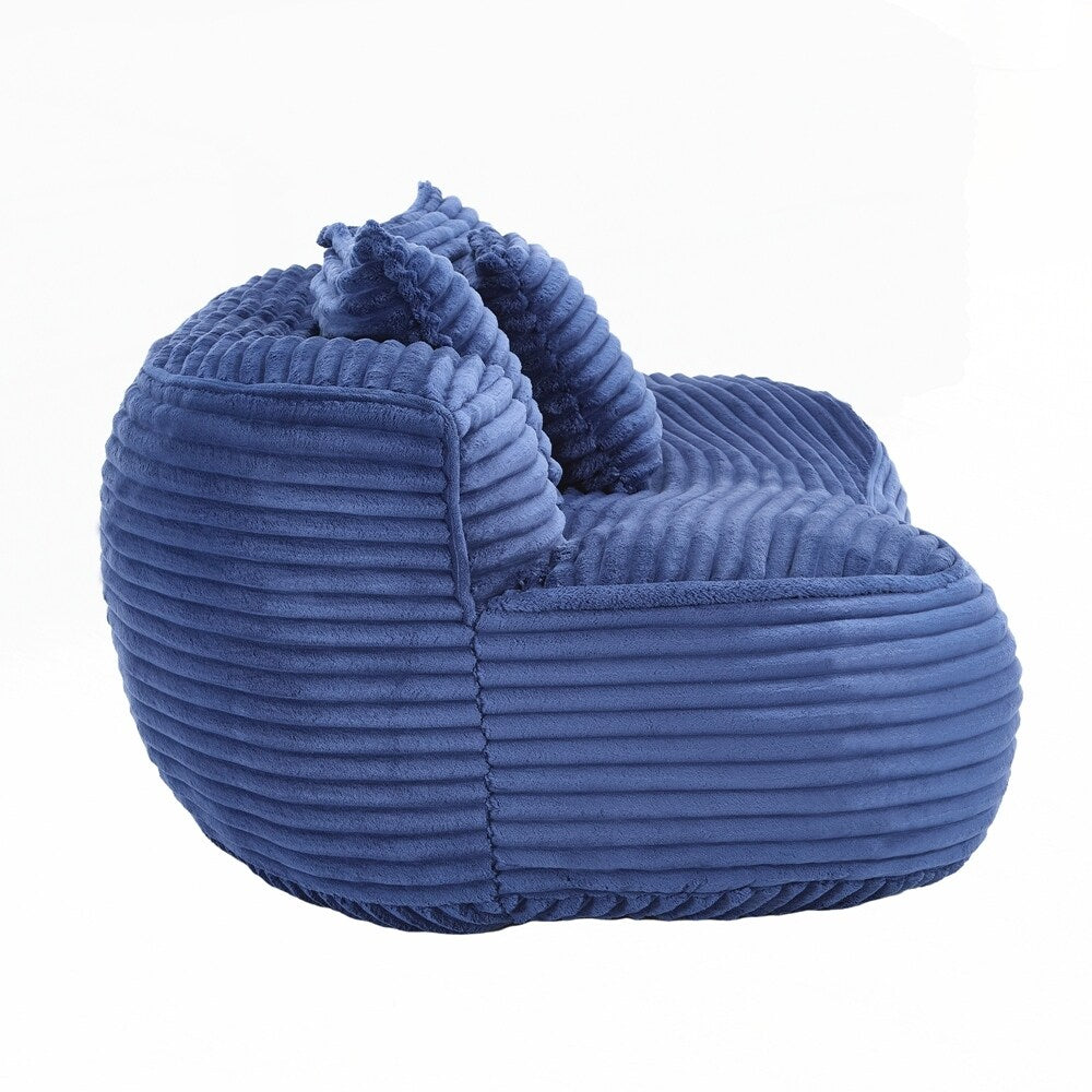 Canapé paresseux, chaise longue confortable et durable, dossier haut, pouf, pour adultes et enfants - 2 places