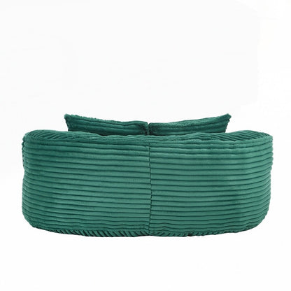 Canapé paresseux, chaise longue confortable et durable, dossier haut, pouf, pour adultes et enfants - 2 places