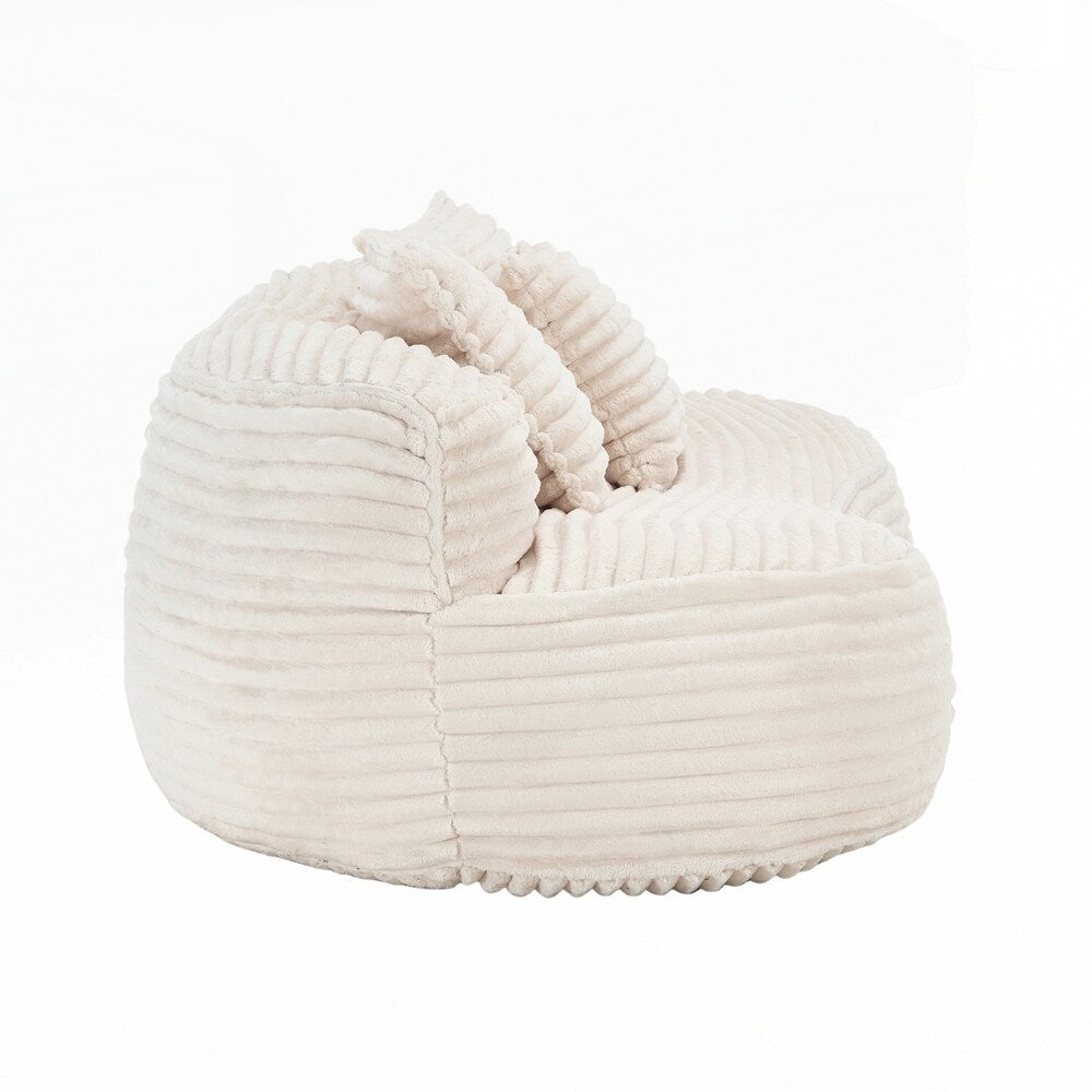 Canapé paresseux, chaise longue confortable et durable, dossier haut, pouf, pour adultes et enfants - 2 places