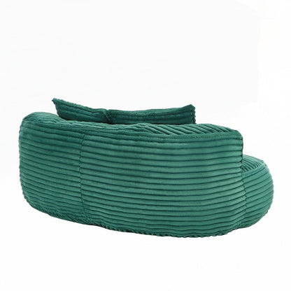 Canapé paresseux, chaise longue confortable et durable, dossier haut, pouf, pour adultes et enfants - 2 places