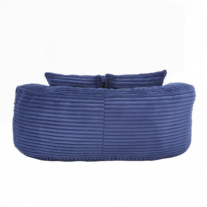 Canapé paresseux, chaise longue confortable et durable, dossier haut, pouf, pour adultes et enfants - 2 places