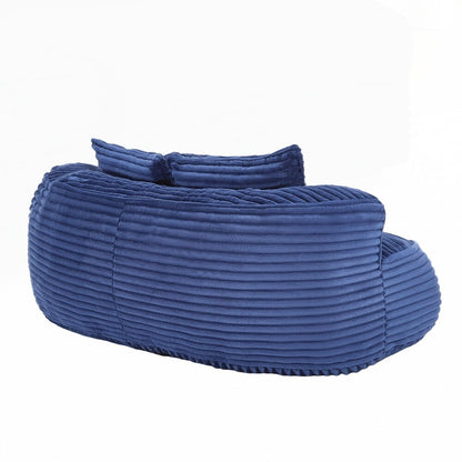 Canapé paresseux, chaise longue confortable et durable, dossier haut, pouf, pour adultes et enfants - 2 places