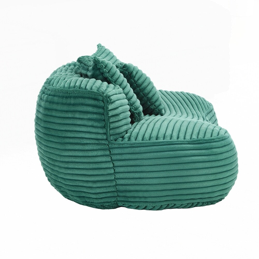 Canapé paresseux, chaise longue confortable et durable, dossier haut, pouf, pour adultes et enfants - 2 places