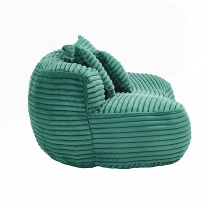 Canapé paresseux, chaise longue confortable et durable, dossier haut, pouf, pour adultes et enfants - 2 places