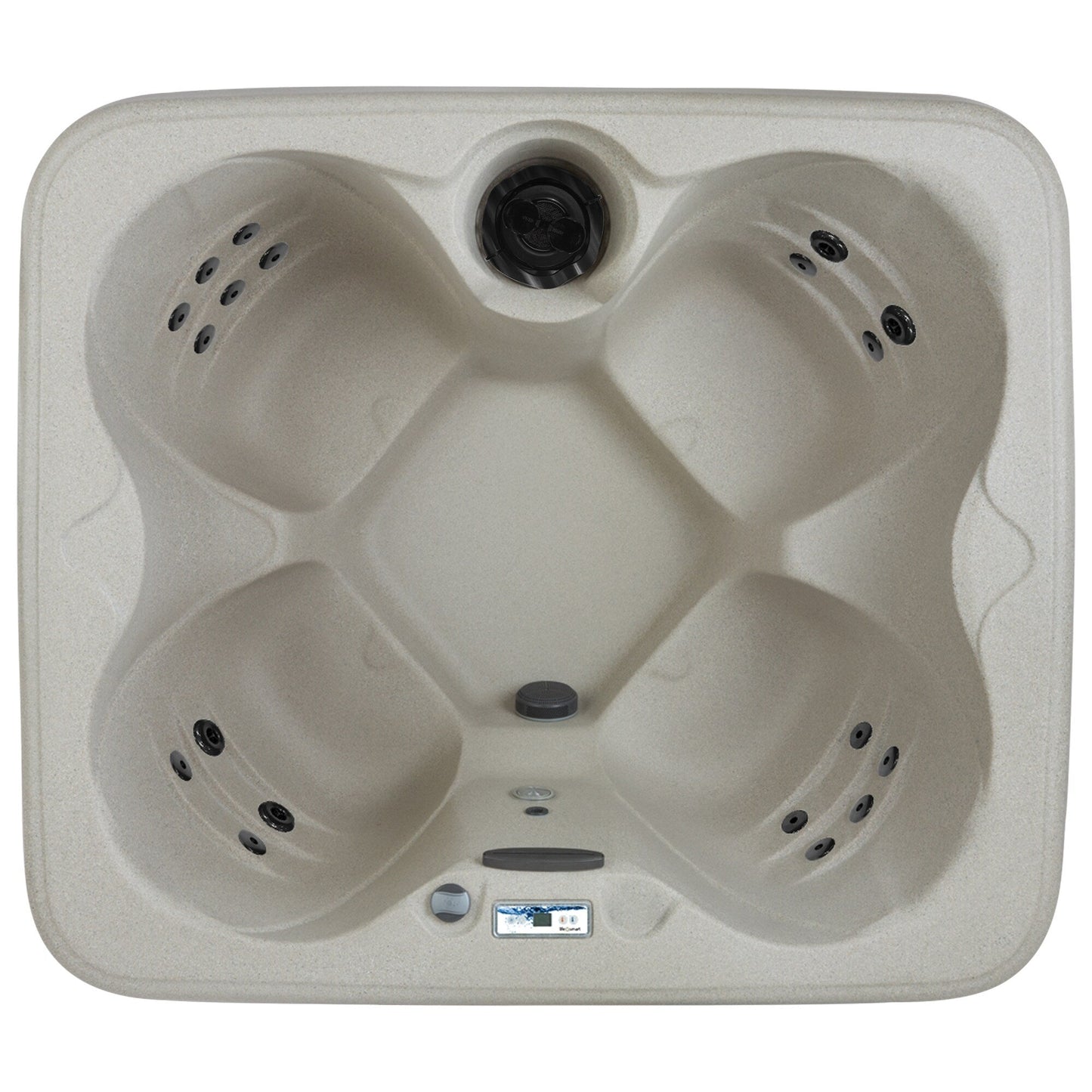 Spa Lifesmart LS100 4 places, 13 jets, 110v, prêt à brancher, avec éclairage LED sous-marin.