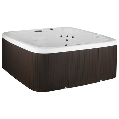Spa Lifesmart LS450DX 7 places, 22 jets, 110v, prêt à brancher, avec cascade.