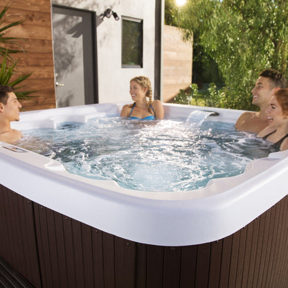 Spa Lifesmart LS450DX 7 places, 22 jets, 110v, prêt à brancher, avec cascade.