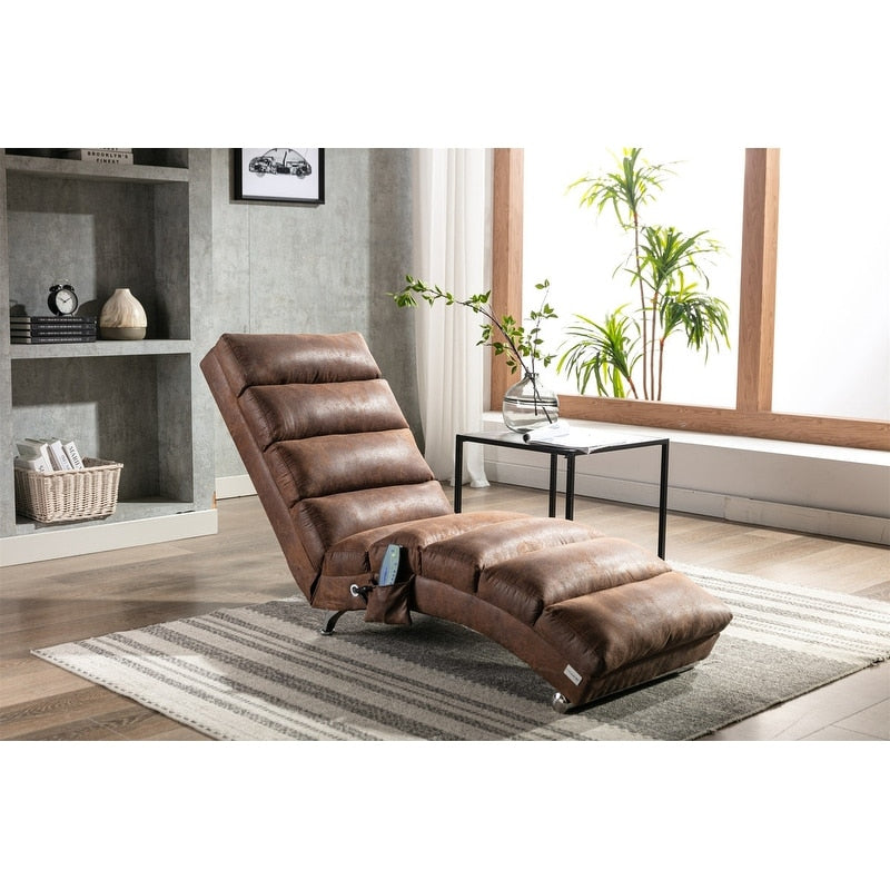 Fauteuil de massage en lin avec télécommande, fauteuil de massage électrique ergonomique, 5 modes.