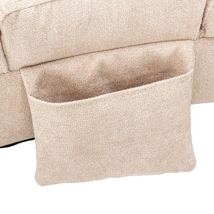 Fauteuil de massage en lin avec télécommande, fauteuil de massage électrique ergonomique, 5 modes.