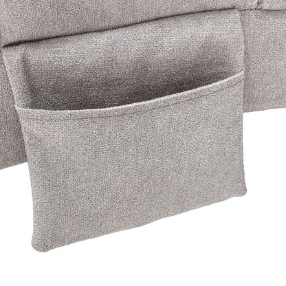 Fauteuil de massage en lin avec télécommande, fauteuil de massage électrique ergonomique, 5 modes.