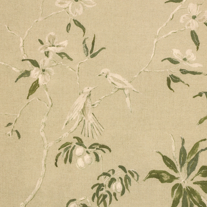 Chinoiserie en lin par Laurel-Dawn Latshaw