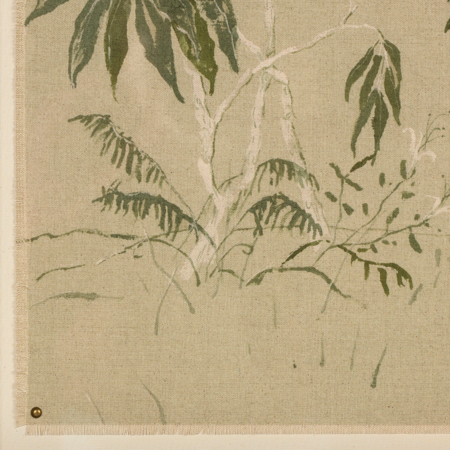 Chinoiserie en lin par Laurel-Dawn Latshaw