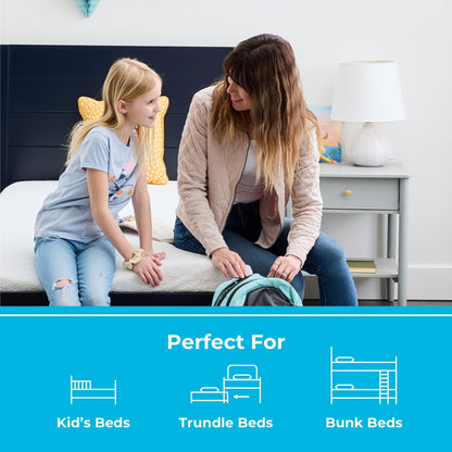 Matelas en mousse à mémoire de forme avec gel ActiveRelief de 5 pouces Linenspa Essentials