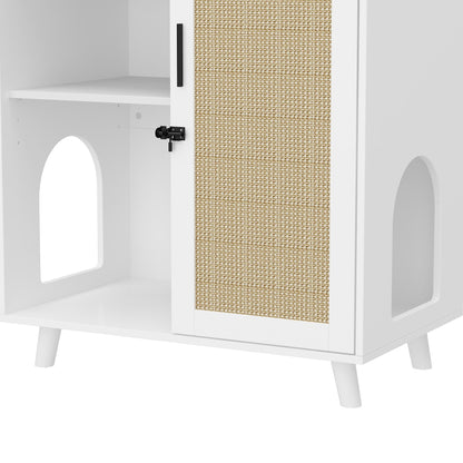 Abri pour litière, meuble pour litière de chat, table d'appoint, table de canapé