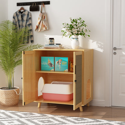 Abri pour litière, meuble pour litière de chat, table d'appoint, table de canapé