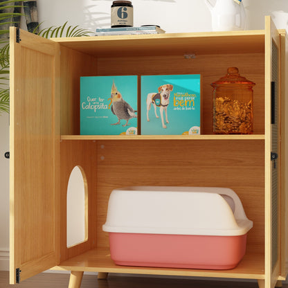 Abri pour litière, meuble pour litière de chat, table d'appoint, table de canapé