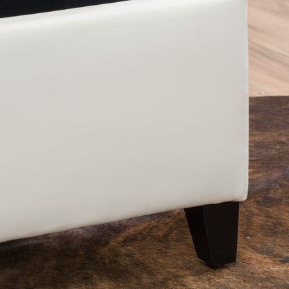 Banc de rangement Lucinda en simili cuir de Christopher Knight Home - 130,5 cm L x 44,5 cm l x 41,3 cm H