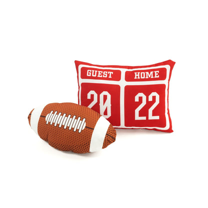 Lush Decor Drap de couette réversible pour enfant surdimensionné à motif de football américain