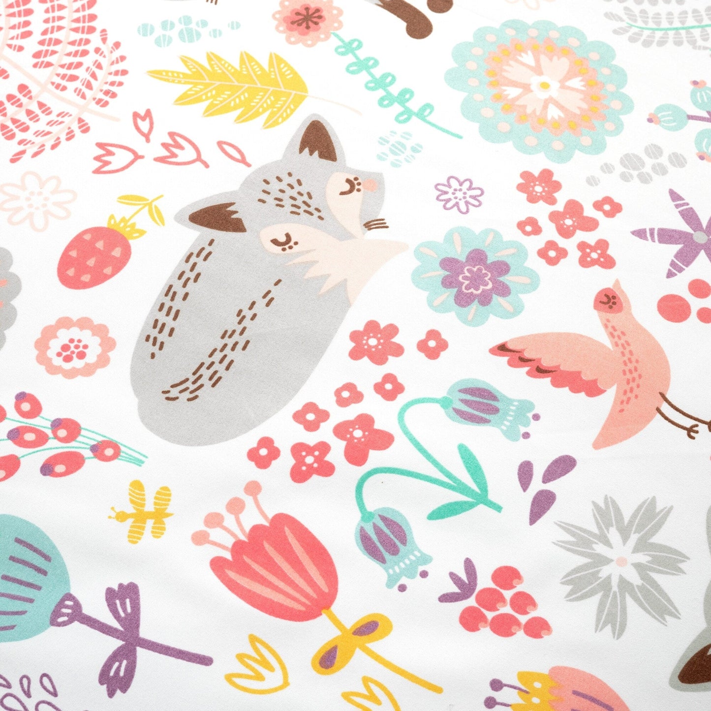 Drap-housse Lush Decor Pixie Fox avec édredon pour enfants pour la rentrée scolaire