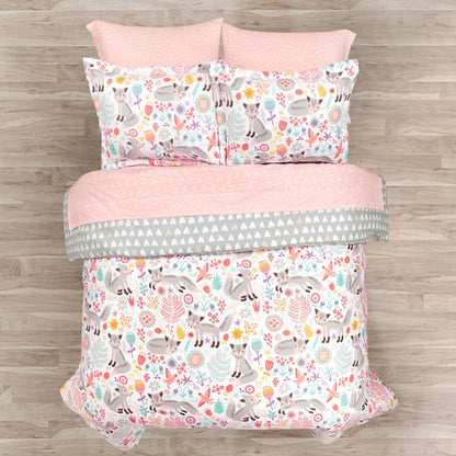 Drap-housse Lush Decor Pixie Fox avec édredon pour enfants pour la rentrée scolaire