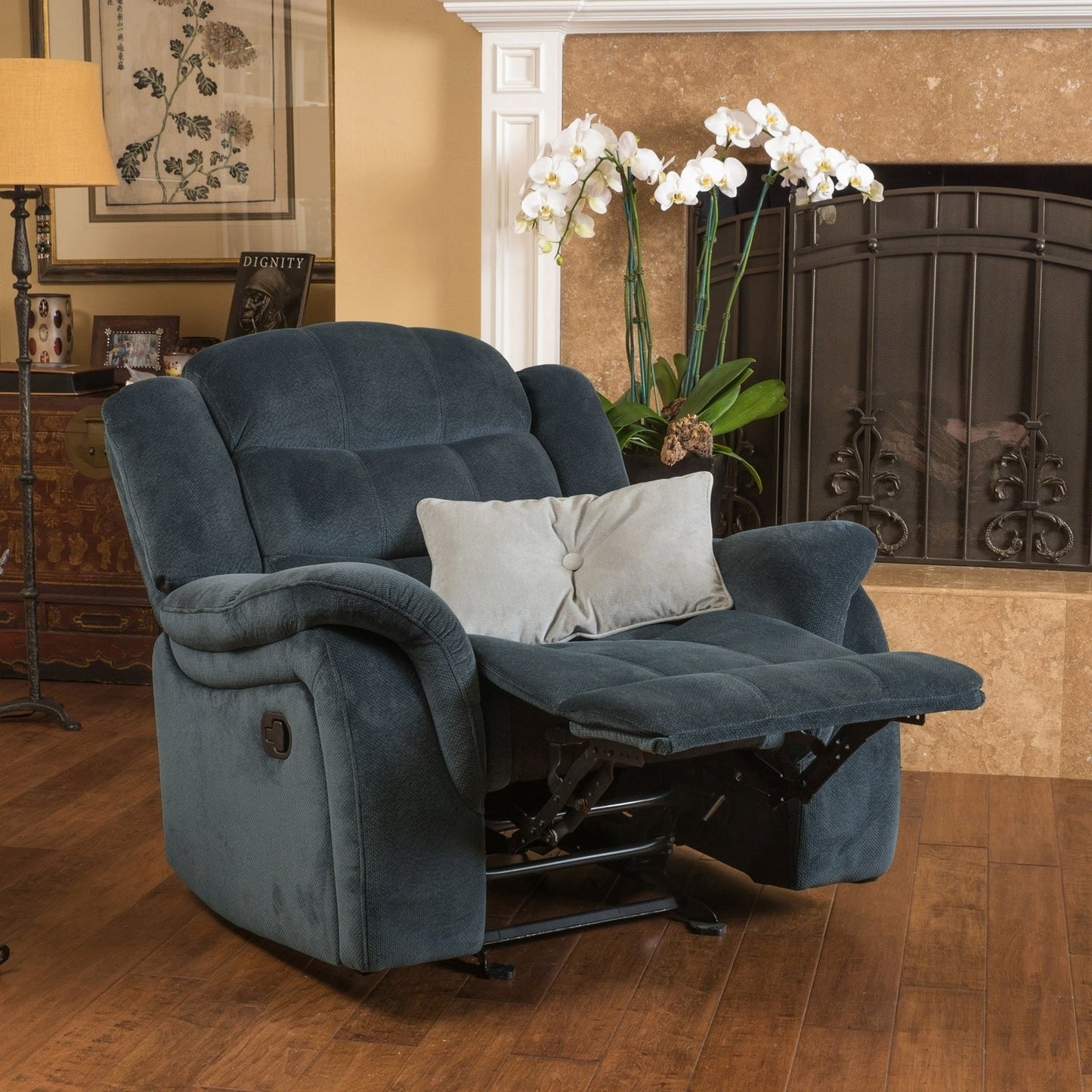 Fauteuil inclinable surdimensionné de luxe pour une relaxation ultime.