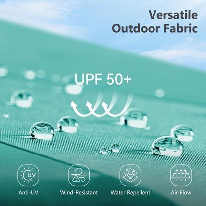 MAISON ARTS Parasol de terrasse extra large double face de 4,5 m avec socle inclus