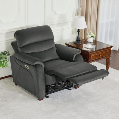 MCombo Zero Fauteuil inclinable électrique à dossier basculant avec appuie-tête réglable, parfait pour les petits espaces et les véhicules de loisirs, tissu ST257