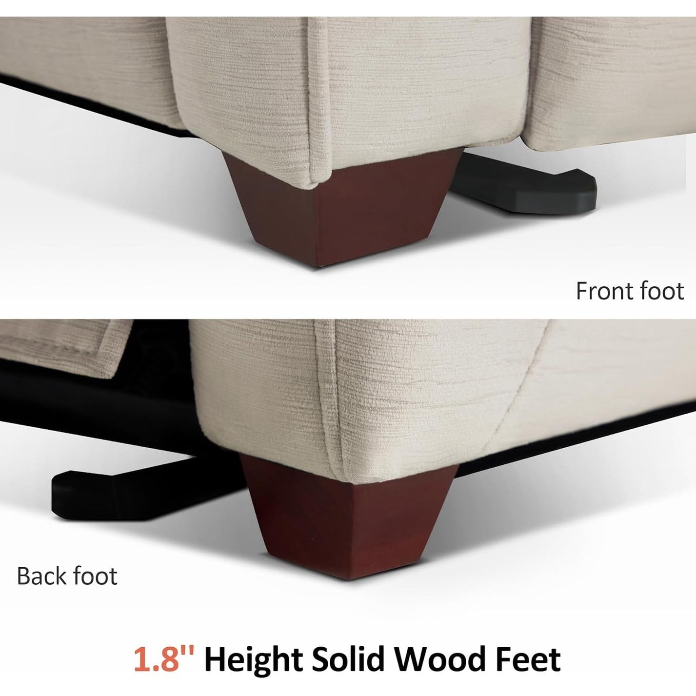 MCombo Zero Fauteuil inclinable électrique à dossier basculant avec appuie-tête réglable, parfait pour les petits espaces et les véhicules de loisirs, tissu ST257