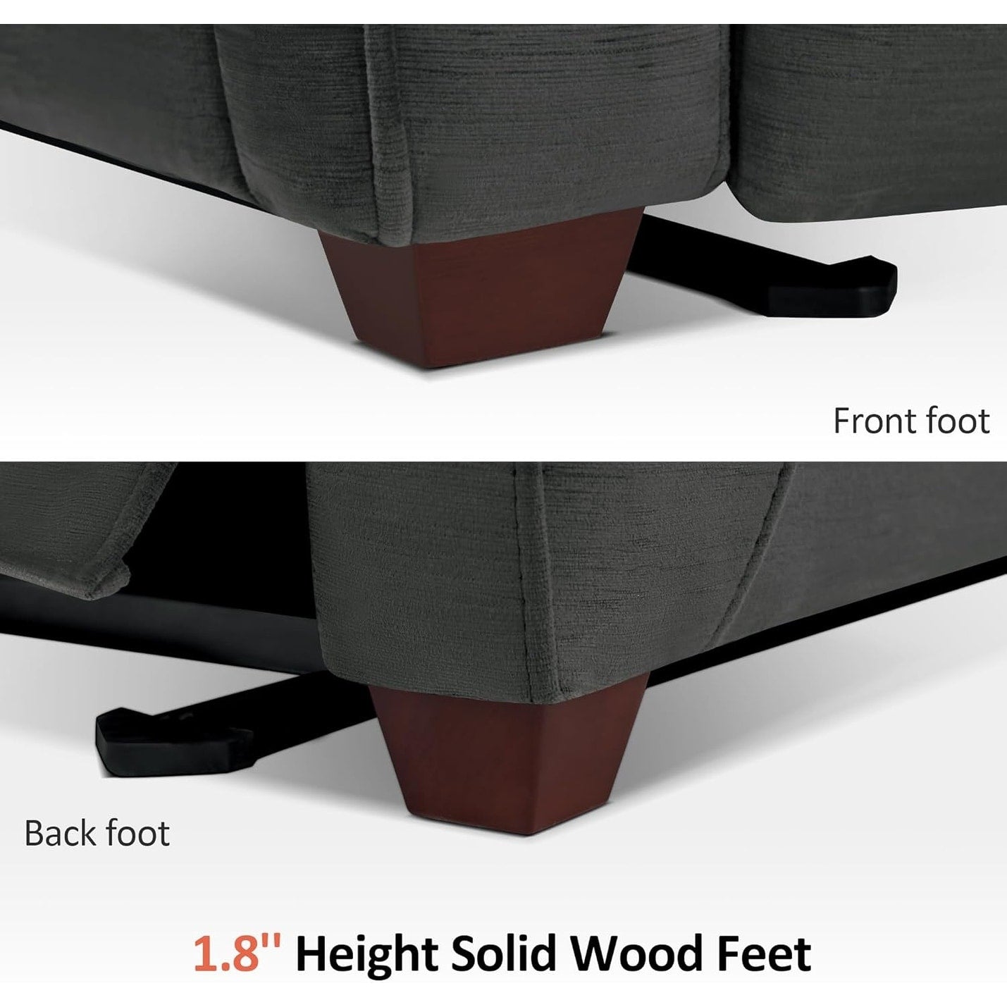 MCombo Zero Fauteuil inclinable électrique à dossier basculant avec appuie-tête réglable, parfait pour les petits espaces et les véhicules de loisirs, tissu ST257