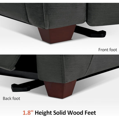 MCombo Zero Fauteuil inclinable électrique à dossier basculant avec appuie-tête réglable, parfait pour les petits espaces et les véhicules de loisirs, tissu ST257