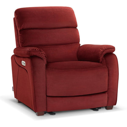 MCombo Zero Fauteuil inclinable électrique à dossier basculant avec appuie-tête réglable, parfait pour les petits espaces et les véhicules de loisirs, tissu ST257