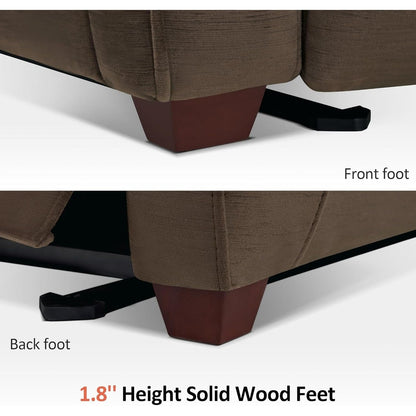 MCombo Zero Fauteuil inclinable électrique à dossier basculant avec appuie-tête réglable, parfait pour les petits espaces et les véhicules de loisirs, tissu ST257