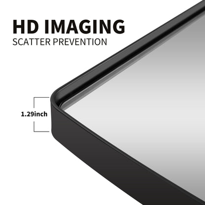 Miroir mural rectangulaire en métal MacLuu