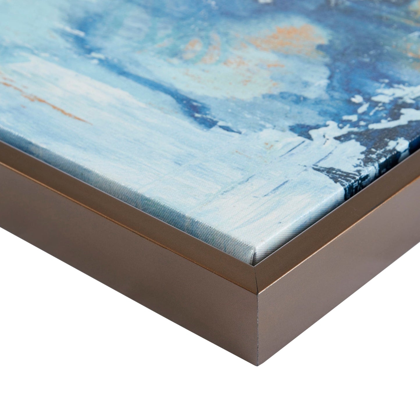 Ensemble de 5 toiles encadrées pour mur, Madison Park, Blue Horizon